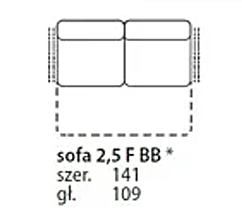 SOAFA Z FUNKCJĄ 25 BB