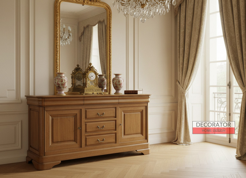 Komoda LUDWIK FILIP 2D 6sz od Decorator to mebel o wyjątkowej symetrii i elegancji.