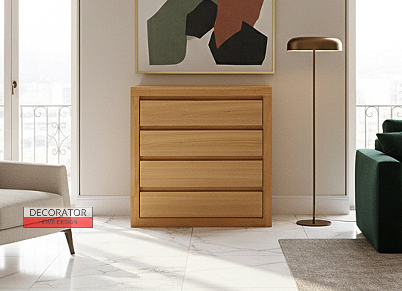 KOMODA SZUFLADOWA DĘBOWA OD DECORATOR SWARZEDZ