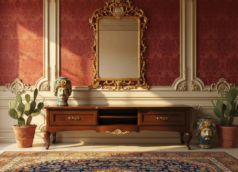Szafka RTV z kolekcji Dolce Vita od www.decorator.com.pl
