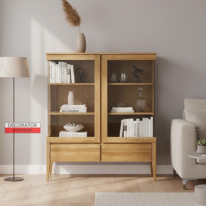 WITRYNA RETRO 6 DĘBOWA OD DECORATOR SWARZEEDZ